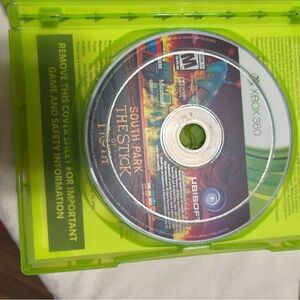 Xbox Game Disc in Green Case